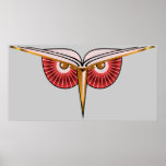 Eat Sleep Breathe Books Owl Print