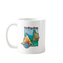 Eat, Sleep, Camp Coffee Mugs