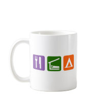 Eat Sleep Camping Mugs