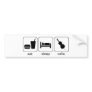 eat sleep cello bumper stickers
