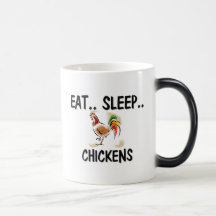 Eat Sleep CHICKENS Coffee Mug
