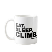 Eat Sleep Climb Coffee Mug