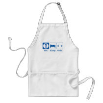 eat sleep code (html) apron