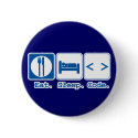 eat sleep code (html) buttons