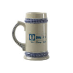 eat sleep code (html) coffee mugs