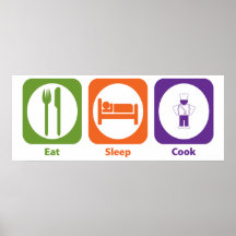 Eat Sleep Cook Poster