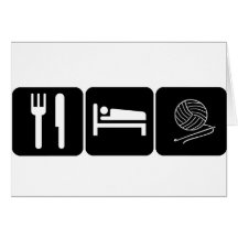 Eat, Sleep, Crochet Greeting Cards