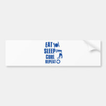Eat sleep Curl Bumper Sticker
