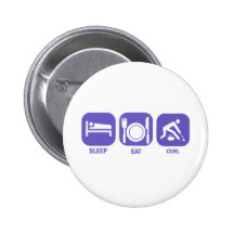 Eat Sleep Curl Pins