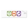 Eat Sleep Cut Meat Bumper Sticker