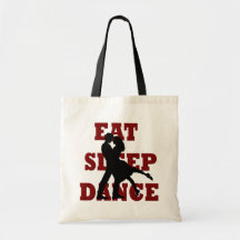 Eat, Sleep, Dance Canvas Bags