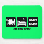 eat sleep day trader mousepad