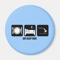 eat sleep dive magnets