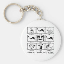 Eat Sleep Dive Rinse and Repeat Keychain