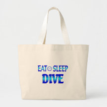 Eat Sleep Dive Tote Bag