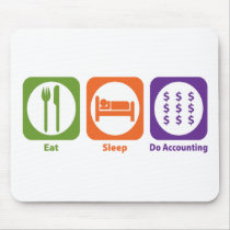 Eat Sleep Do Accounting Mouse Mats