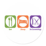 Eat Sleep Do Cosmetology stickers