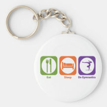 Eat Sleep Do Gymnastics Keychains