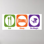 Eat Sleep Do Magic Print