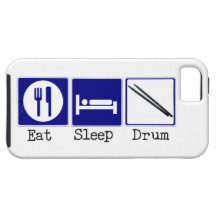 Eat, Sleep, Drum iPhone 5 Cover