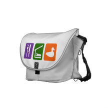 Eat Sleep Ducks Messenger Bags