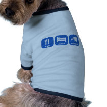 Eat Sleep Estonia Pet T-shirt