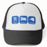Eat Sleep Estonia Trucker Hats