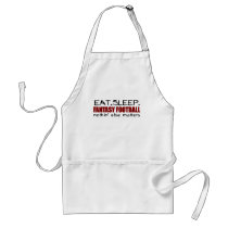 Eat Sleep Fantasy Football Apron