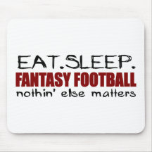 Eat Sleep Fantasy Football Mouse Mats