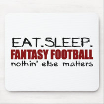 Eat Sleep Fantasy Football Mouse Mats