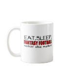 Eat Sleep Fantasy Football Coffee Mug