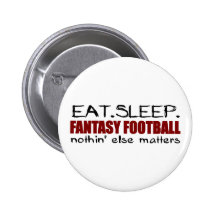 Eat Sleep Fantasy Football Pin