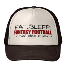 Eat Sleep Fantasy Football Trucker Hats