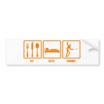 Eat Sleep Fencing Bumper Stickers