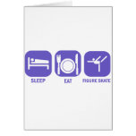 Eat Sleep Figure Skate Greeting Cards
