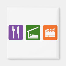Eat Sleep Film Production Magnets