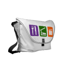 Eat Sleep Film Production Courier Bag