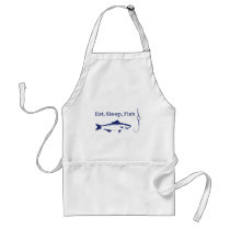 Eat Sleep Fish Apron