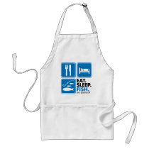 Eat Sleep Fish Apron