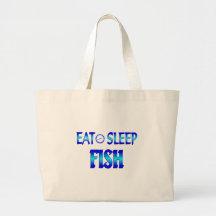 Eat Sleep Fish Bags