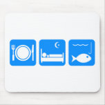 Eat Sleep Fish blue