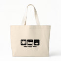 eat sleep fish fishing bags