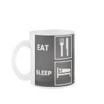 Eat Sleep FISH! Coffee Mugs