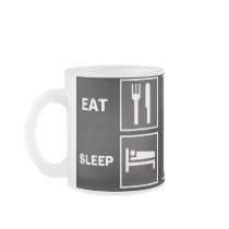 Eat Sleep FISH! Coffee Mugs