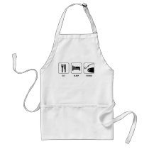 Eat Sleep Fishing Apron