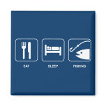 Eat Sleep Fishing Magnet