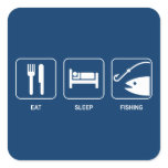 Eat Sleep Fishing Sticker