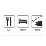 Eat Sleep Fishing Stickers