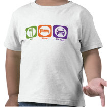 Eat Sleep Fix Cars Tshirts