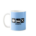eat sleep fly mugs